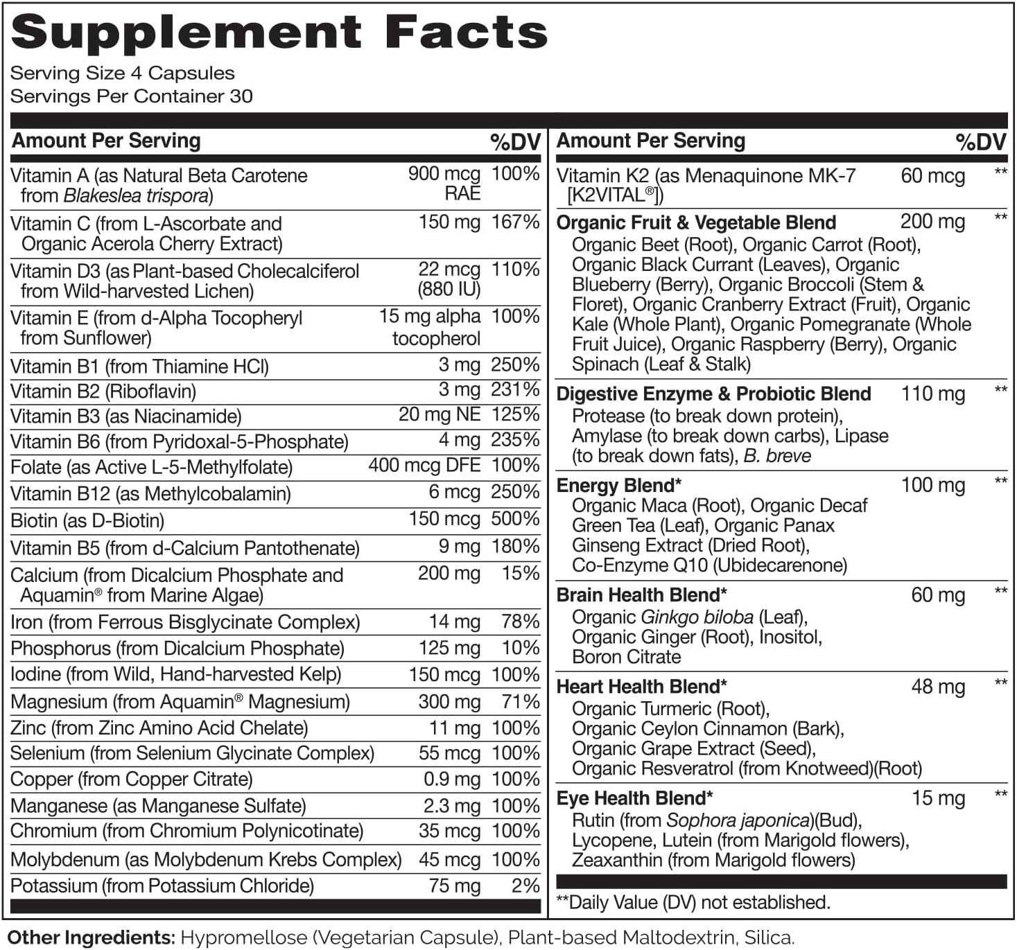 مالتي فيتامين للسيدات من شركة ناتشريلو, 120 كبسولة - الصورة 8