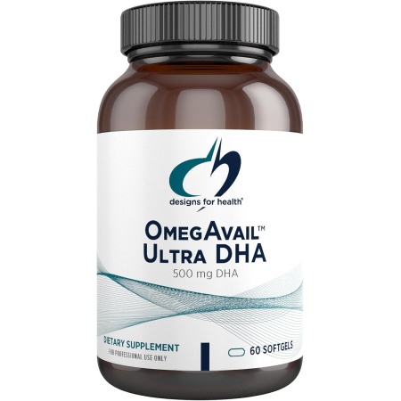Designs for Health OmegAvail Ultra DHA 500 mg, 60 Softgels