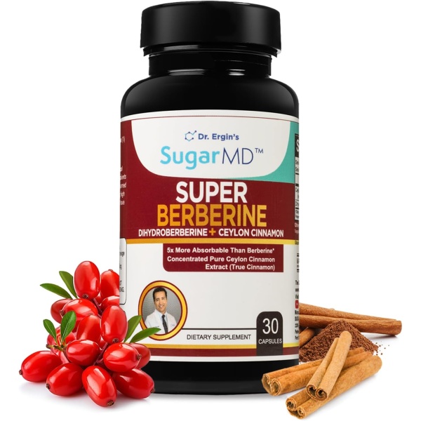SugarMD Super Berberine, 30 Capsules