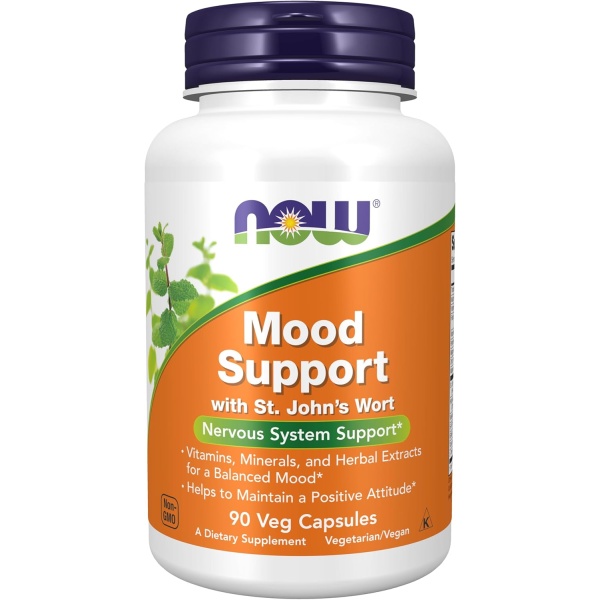 NOW Mood Support with St. John's Wort, 90 Capsules