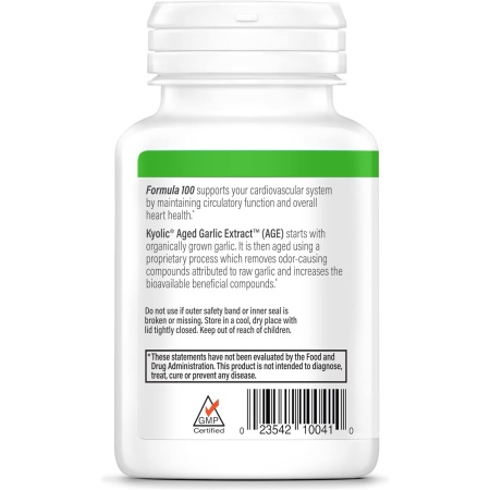 Kyolic Aged Garlic Extract, 100 Capsules