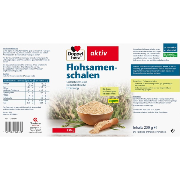 Doppelherz Psyllium Husks, 250 g - Image 2