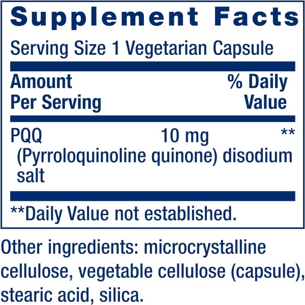 ⁦Life Extension PQQ 10mg, 30 Capsules⁩ - الصورة ⁦3⁩