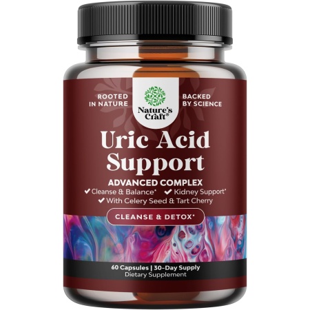 Natures Craft, Uric Acid Support, 60 Capsules