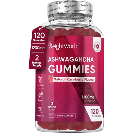 WeightWorld, Ashwagandha 1200mg, 120 Gummies