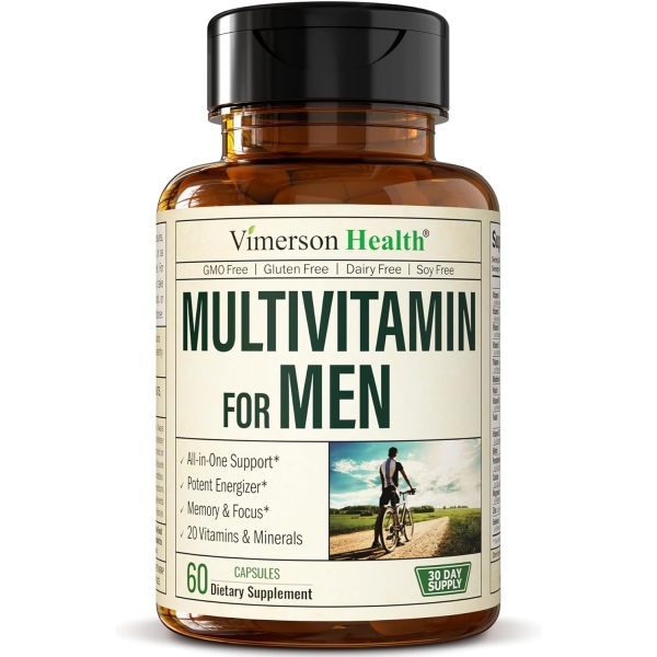 Vimerson Health Multivitamin for Men, 60 Capsules