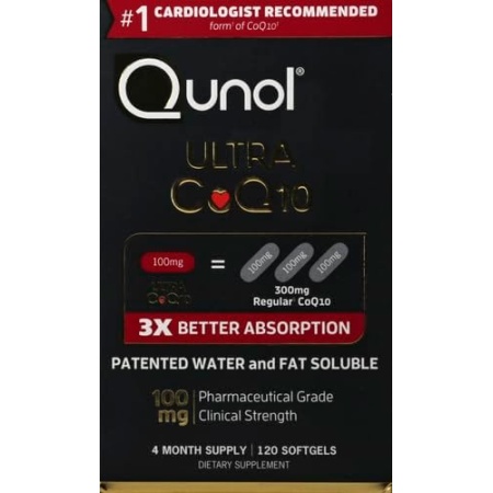 Qunol, Ultra CoQ10 100mg, 120 Softgels