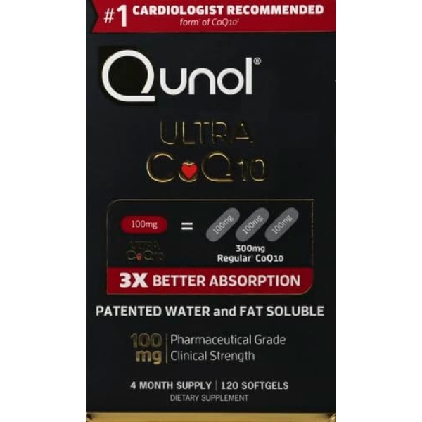 Qunol, Ultra CoQ10 100mg, 120 Softgels