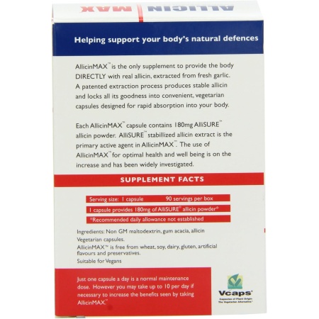 ALLICINMAX SGK 100%, 90 Capsules