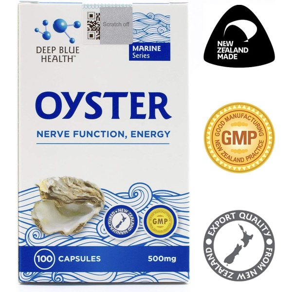 New Zealand Oyster Extract Powder 500mg, 100 Capsules - Image 4