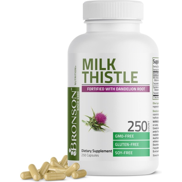 Bronson Milk Thistle, 250 Capsules