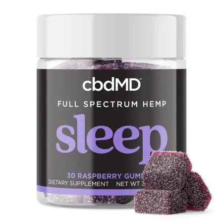 Full Spectrum CBD Sleep, 30 Raspberry Gummies