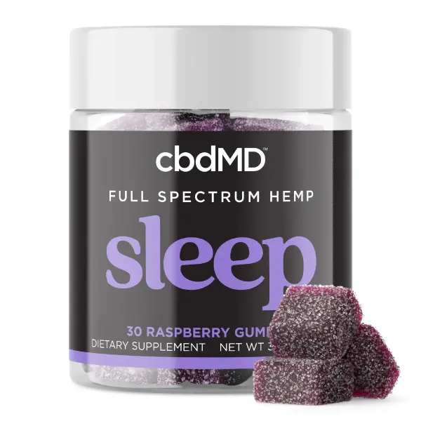 Full Spectrum CBD Sleep, 30 Raspberry Gummies