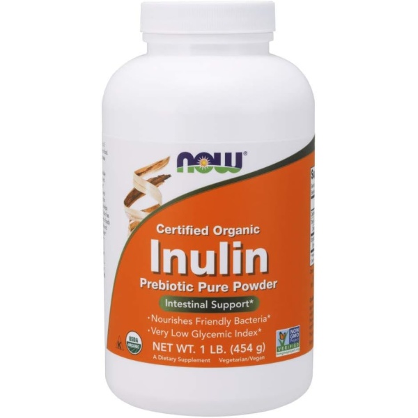 NOW, Inulin Prebiotic Pure Powder, 454 gm