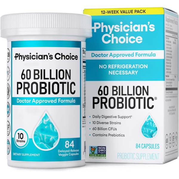 Physician's Choice Probiotics 60 Billion 84 Capsules