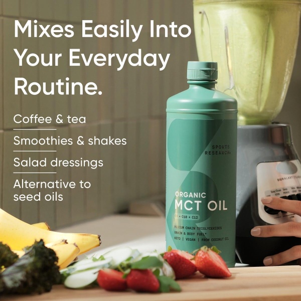 Sports Research Organic MCT Oil, How to use