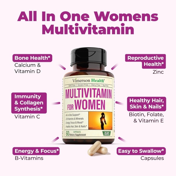 Vimerson Health, Multivitamin for Women, Benefits