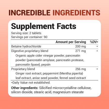 Dr Berg Advanced Digestive Enzymes, Ingredients