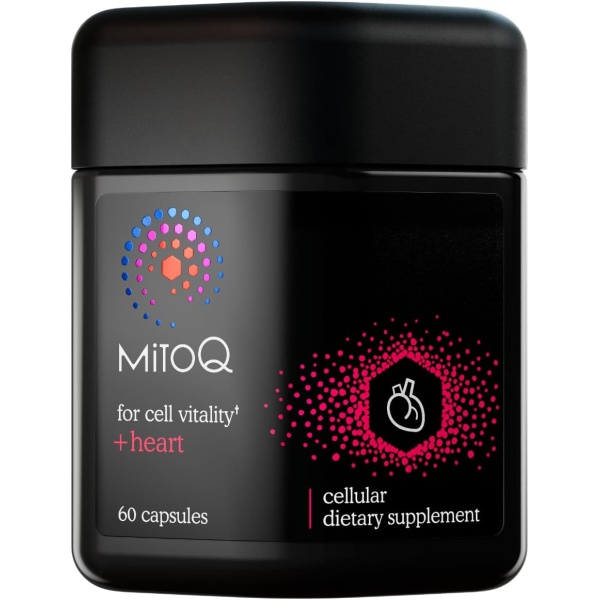 MitoQ for Cell Vitality +Heart, 60 Capsules