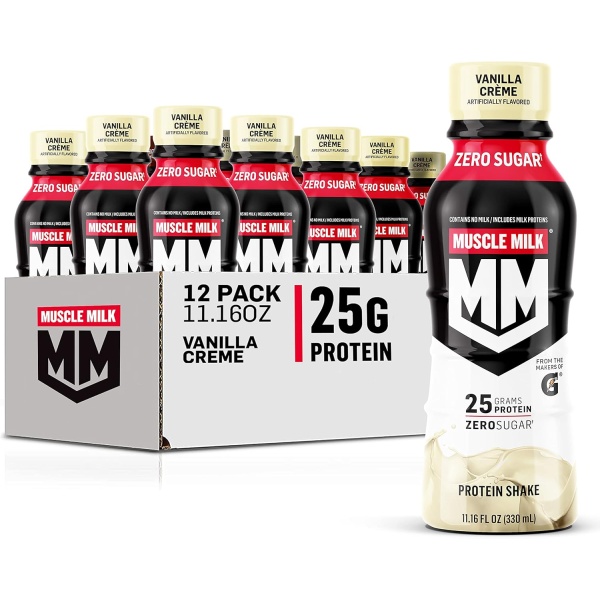 Muscle Milk Genuine Protein Shake Vanilla Flavor, 12 Pack