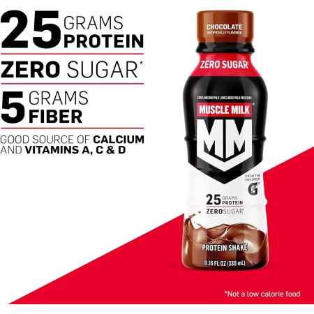 Muscle Milk Genuine Protein Shake Vanilla Flavor, Features