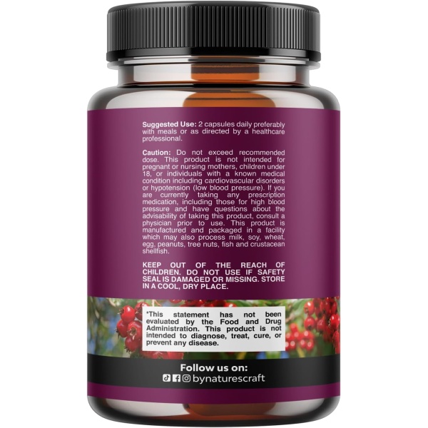 Natures Craft, Hawthorn Berry Complex, 120 Capsules