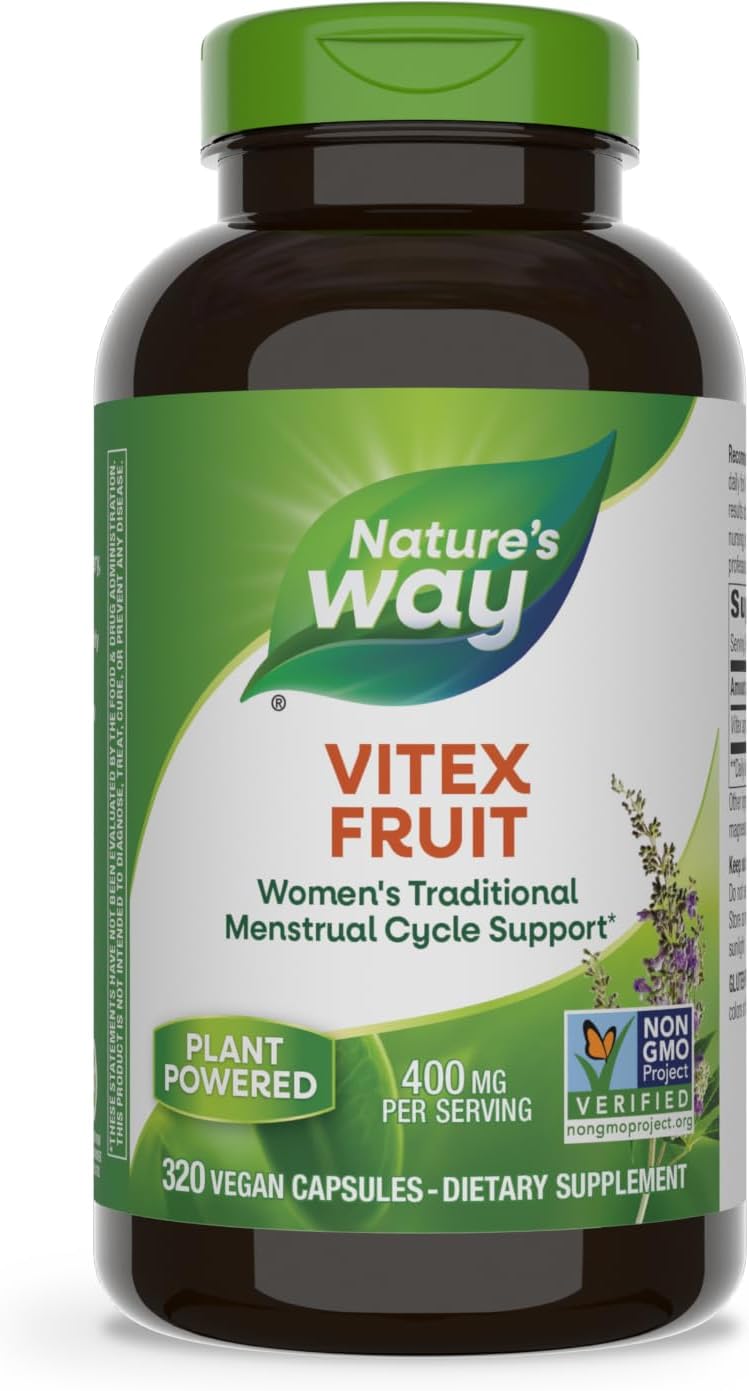 Nature's Way Vitex Fruit, 320 Capsules | Egypt Vitamins