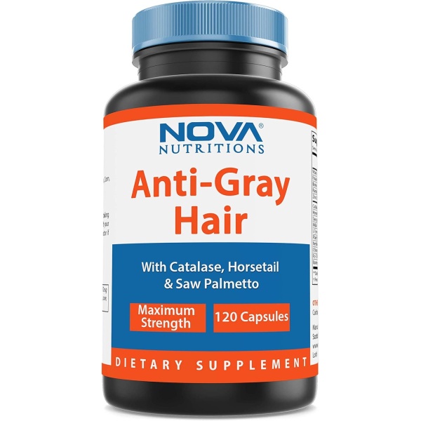 Nova Nutritions, Anti-Gray Hair, 120 Capsules