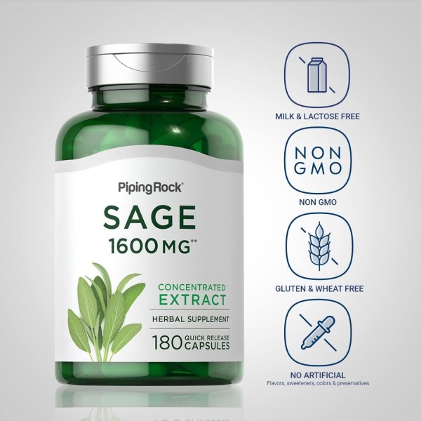 Piping Rock Sage 1600mg, Features