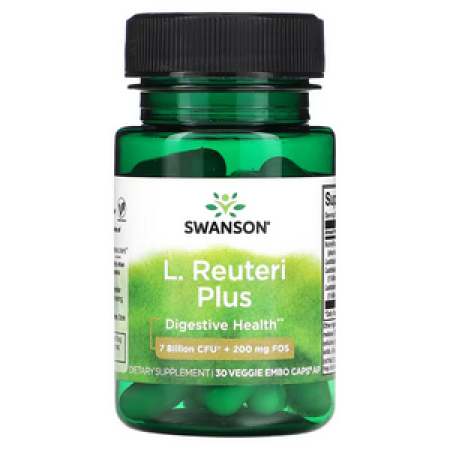 Swanson, L. Reuteri Plus, 30 Veggie EMBO Capsules