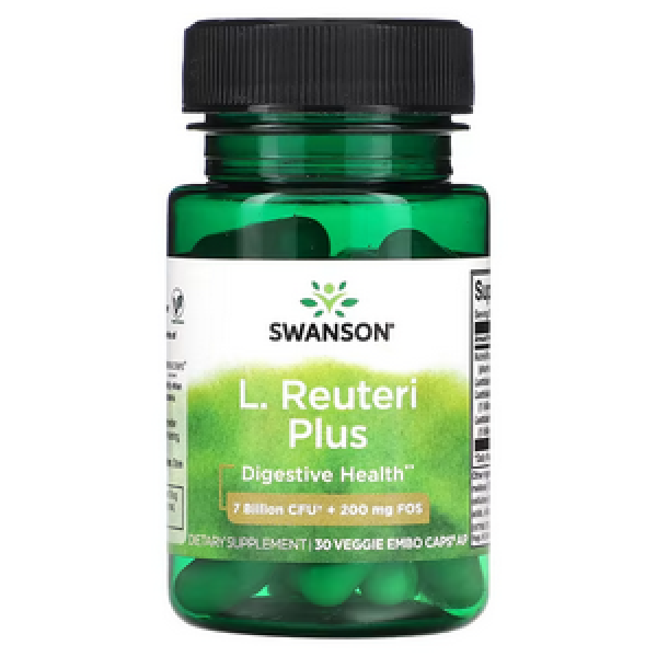 Swanson, L. Reuteri Plus, 30 Veggie EMBO Capsules