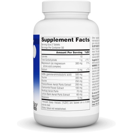 Source Naturals Night Rest with Melatonin, Ingredients