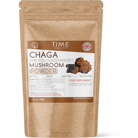 Time Health, Chaga Mushroom Extract - 100g Powder