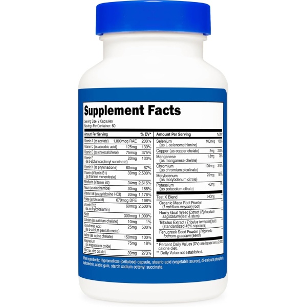 Nutricost Multivitamin for Men | 120 Capsules - Image 2