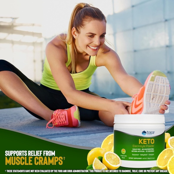 Trace Minerals Keto Electrolyte Powder | Sugar-Free Hydration | 55 Scoops - Image 3