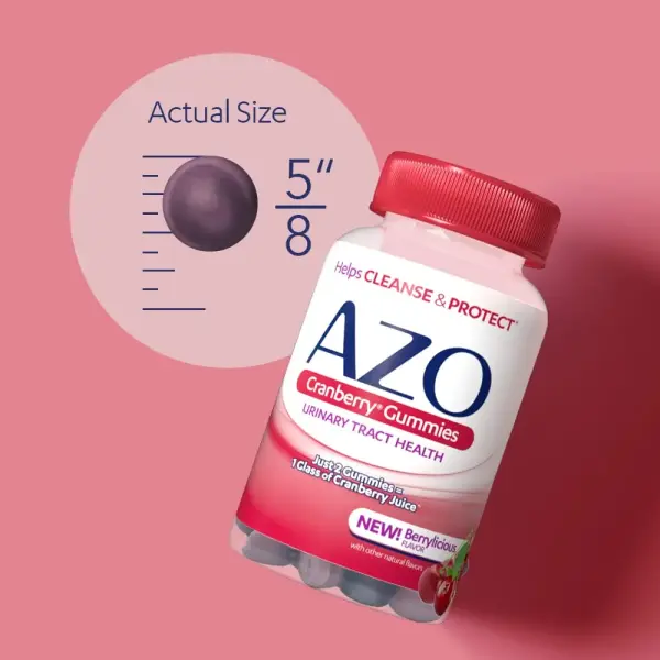 ⁦AZO Cranberry Gummies | Urinary Tract Health | 72 Gummies⁩ - الصورة ⁦4⁩