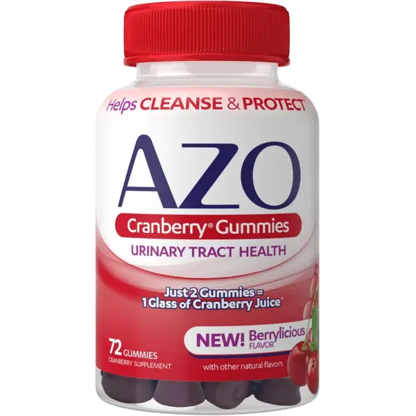 AZO Cranberry Gummies | Urinary Tract Health | 72 Gummies
