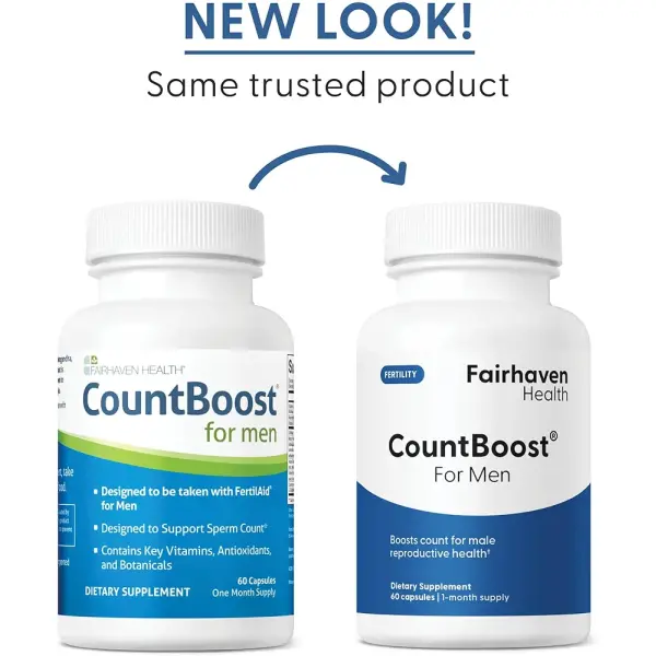 Fairhaven Health CountBoost for Men | Male Fertility & Count Support | 60 Capsules - Image 3