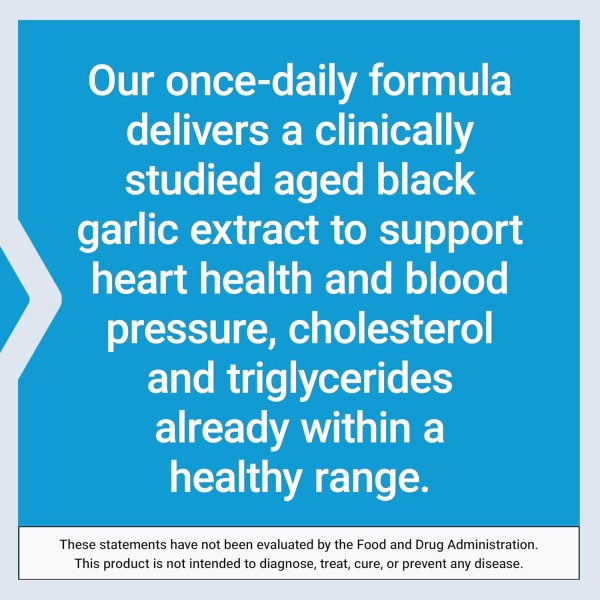 Life Extension Aged Black Garlic | Heart, Blood Pressure & Cholesterol Support | 30 Capsules - Image 5