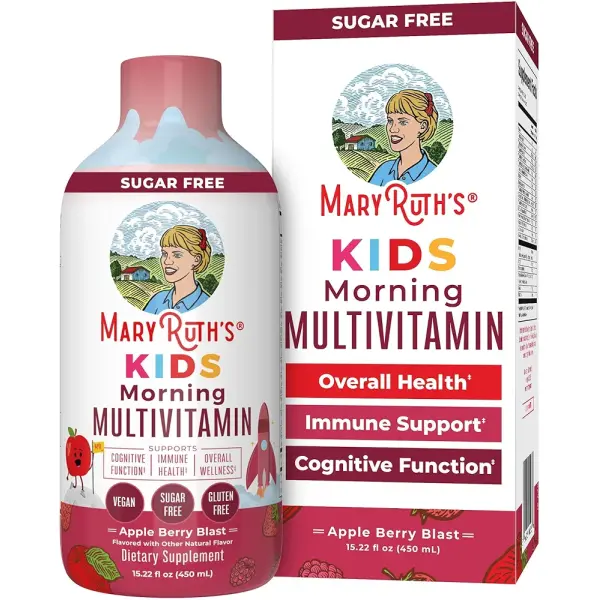 MaryRuth's Kids Liquid Multivitamin | Immune & Cognitive Support | 450 ml