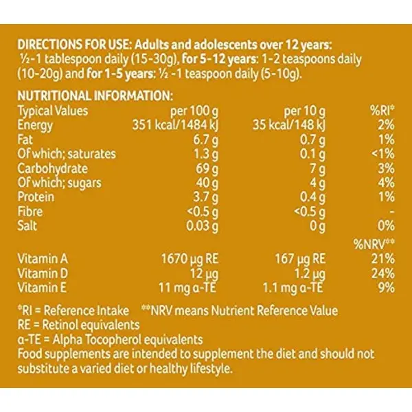 Potter's Malt Extract & Cod Liver Oil | 650g Herbal Supplement - Image 3