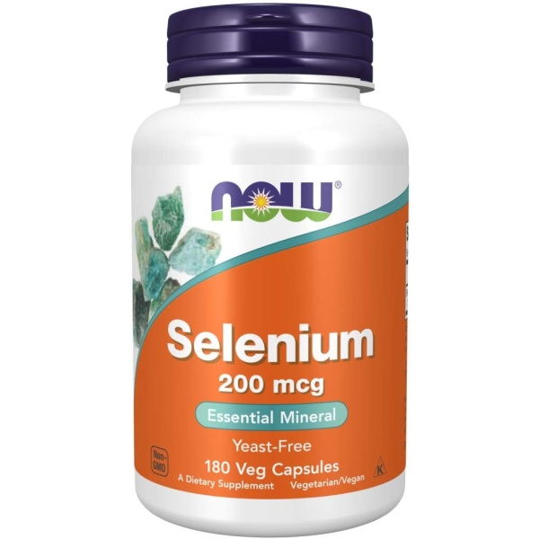 NOW Foods Selenium 200 mcg VCaps, 180 CAPS