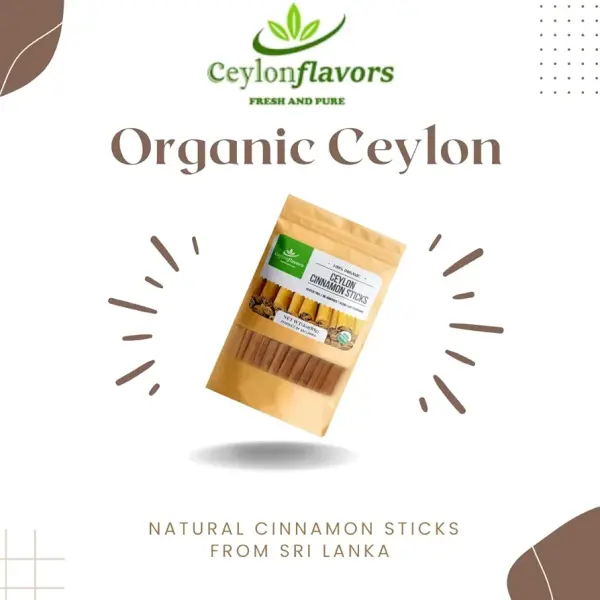 Organic Ceylon Cinnamon Sticks | Fresh & Pure from Sri Lanka | 3 oz - Image 4