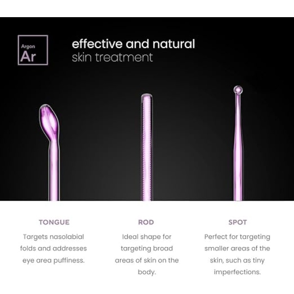 Pure Daily Care NuDerma Professional – Skin Therapy Wand with 6 Neon & Argon Wands - Image 3