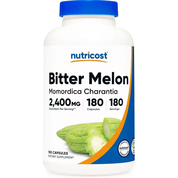 Nutricost Bitter Melon | 2400mg Equivalent | 180 Capsules