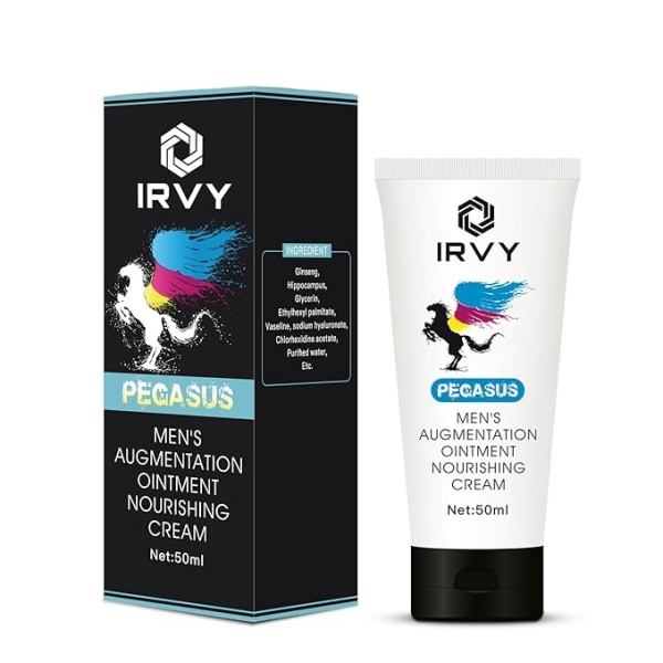 Irvy Pegasus Male Enhancement and Enlarger Gel – Natural Augmentation & Nourishing Cream (50ml) - Image 2