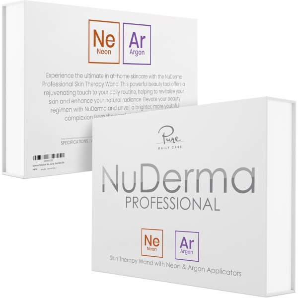 Pure Daily Care NuDerma Professional – Skin Therapy Wand with 6 Neon & Argon Wands - Image 7