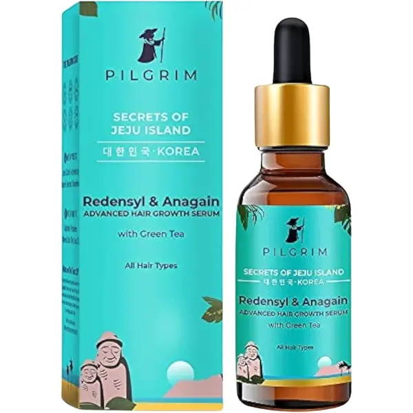 Pilgrim Hair Growth Serum | Redensyl & Anagain | Stops Hair Loss
