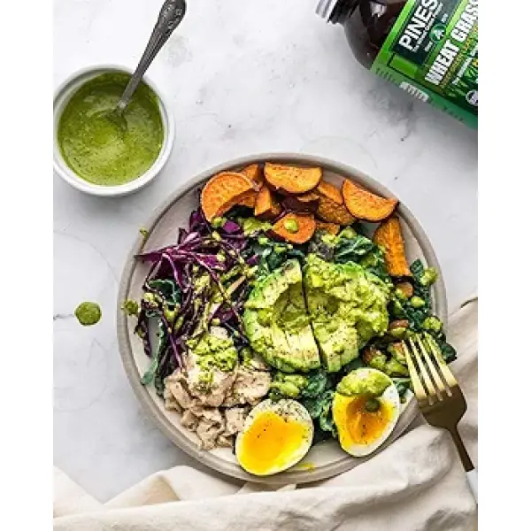 Pines Organic Wheat Grass Powder | Superfood | 280 gm - Image 2