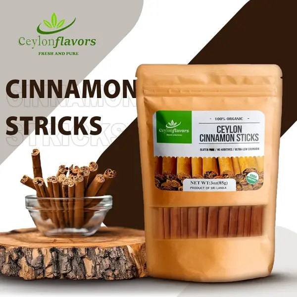 Organic Ceylon Cinnamon Sticks | Fresh & Pure from Sri Lanka | 3 oz - Image 5